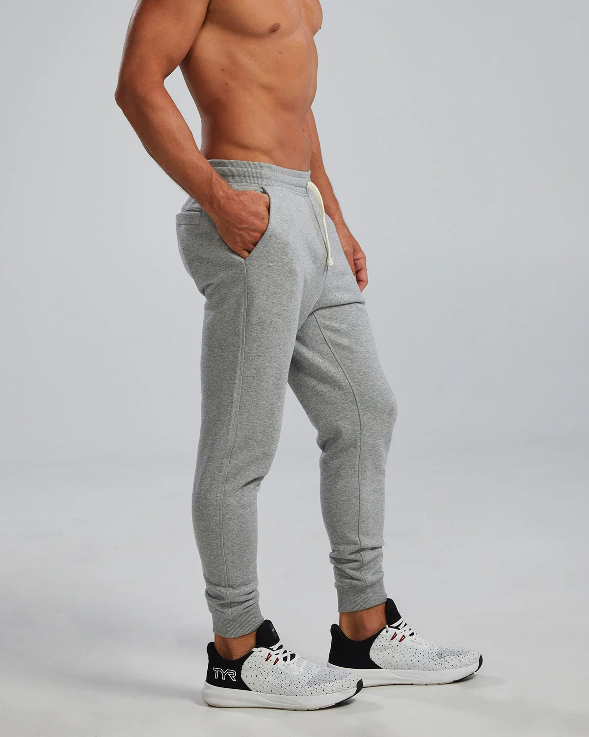 TYR Men's UltraSoft Heavyweight Terry Jogger- Solid - Image 12