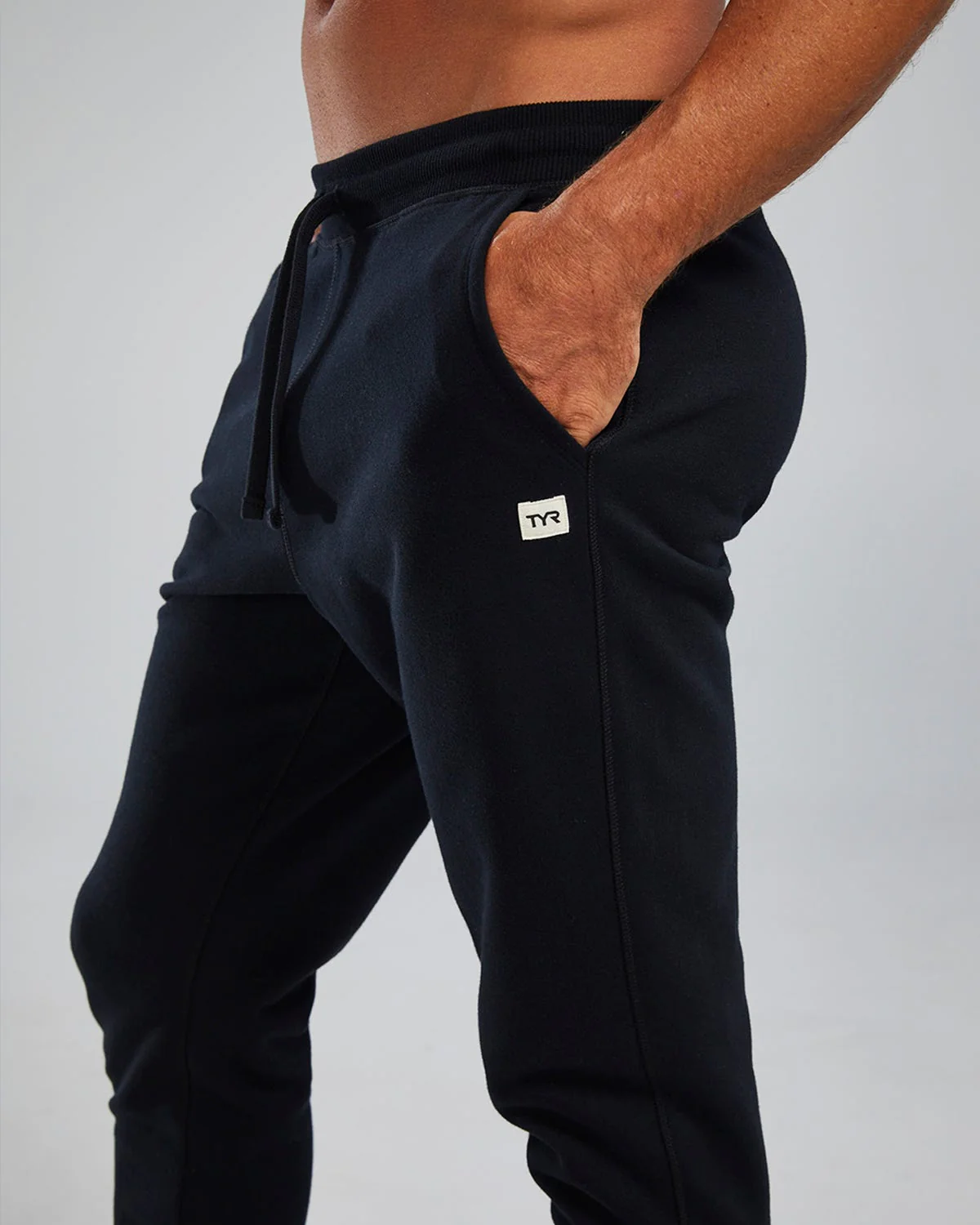 TYR Men's UltraSoft Heavyweight Terry Jogger- Solid - Image 6